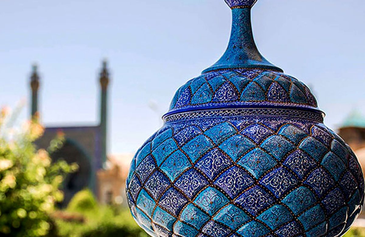 Editorial illustration for Mixing Persian Craft with Minimalism