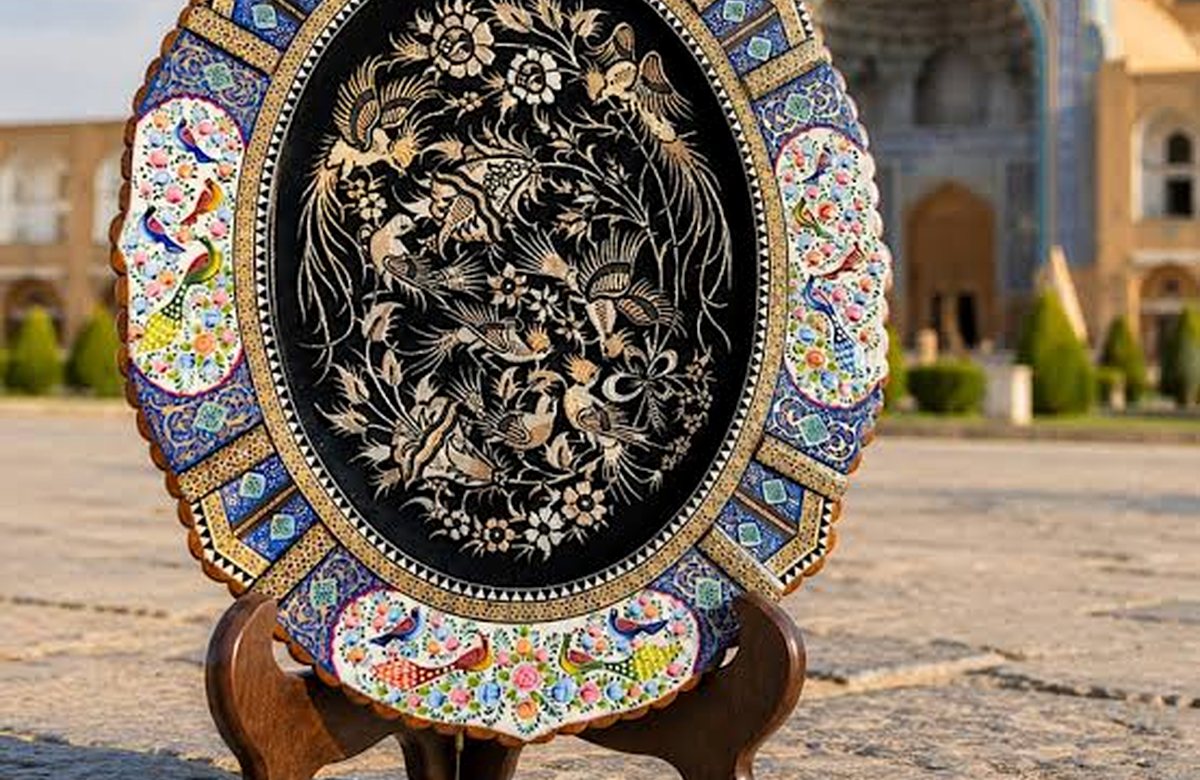 Editorial illustration for Persian Woodcarving and Inlay